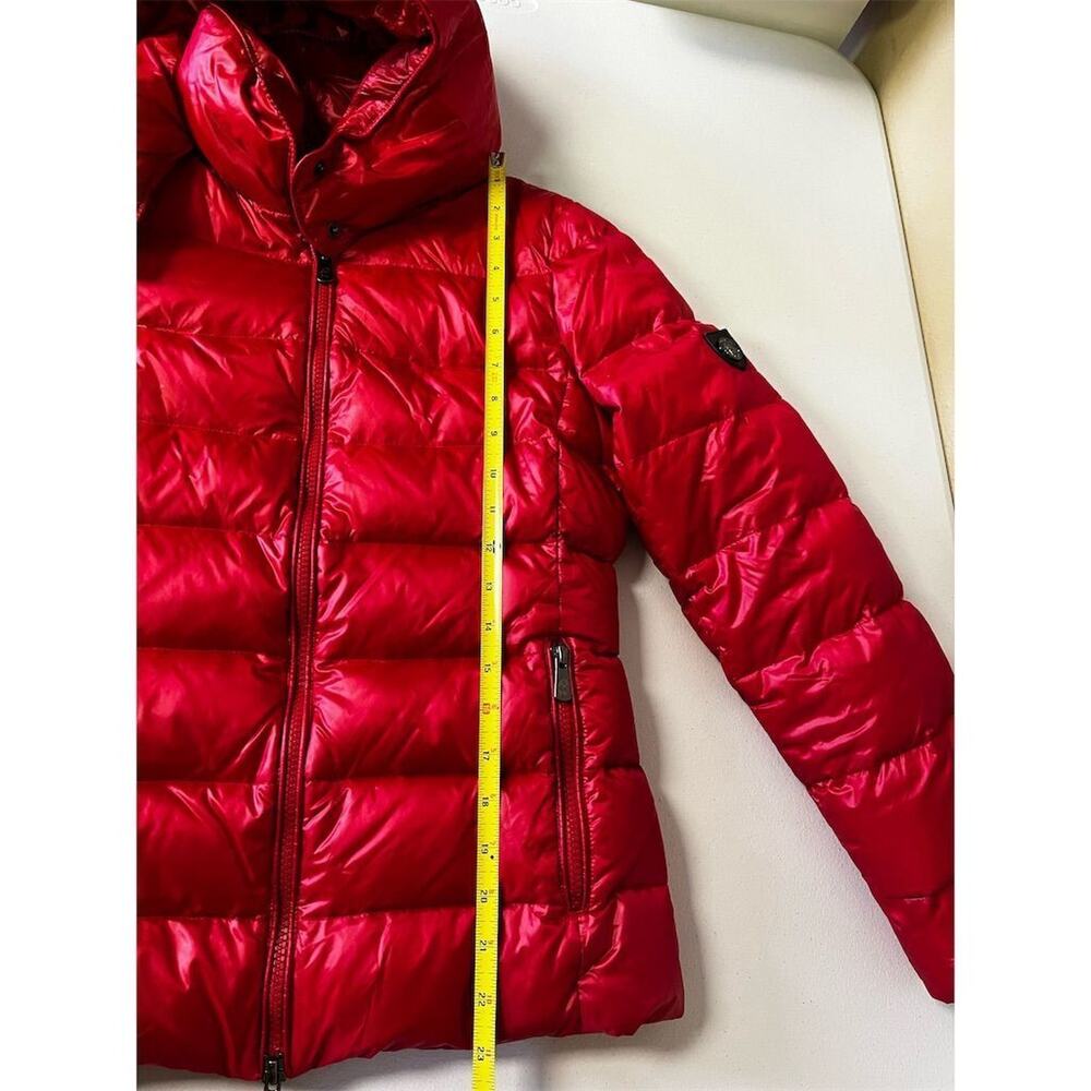 Happy Goat Lucky Women's Red Down Puffer Jacket Size S Winter Casual - Picture 16 of 16